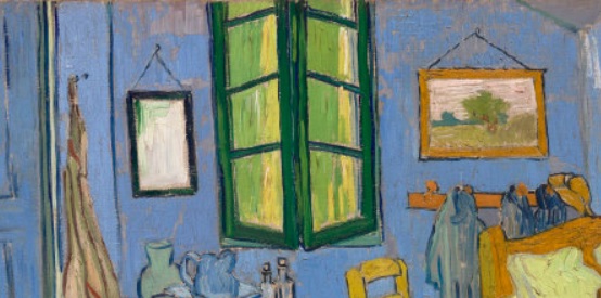 Détail du tableau La chambre - van Gogh