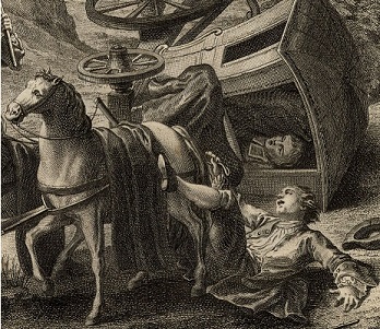 Le Curé et le Mort - Jean de la Fontaine - Illustration de Jean-Baptiste Oudry